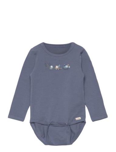 Body Ls Bodies Long-sleeved Navy Minymo