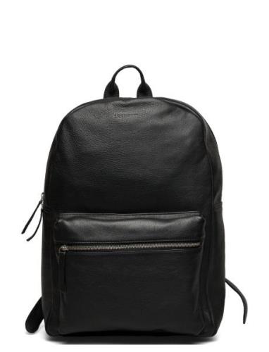 Leather Backpack Ryggsekk Veske Black Les Deux