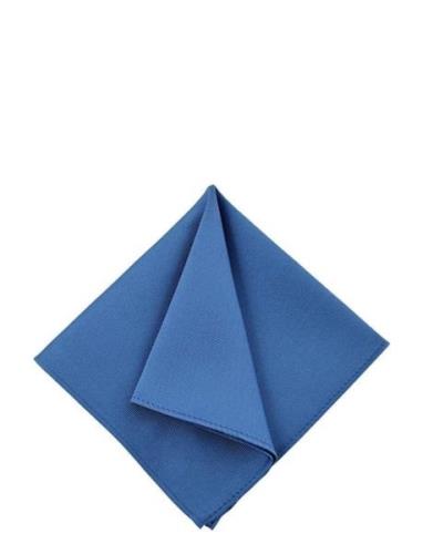 Solid Silk Pocket Square Lommetørkle Blue Portia 1924