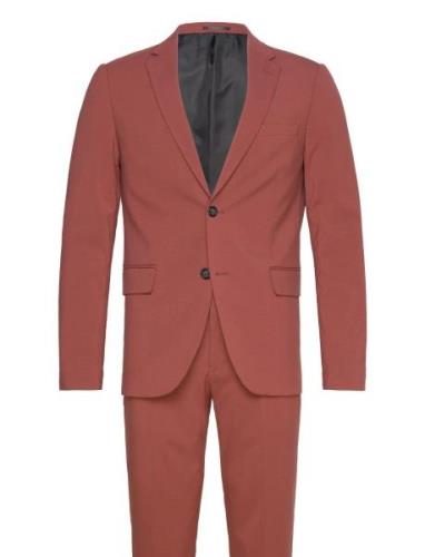 Plain Mens Suit - Normal Lenght Dress Red Lindbergh