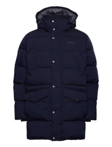 Long Alta Down Jacket Fôret Jakke Navy GANT