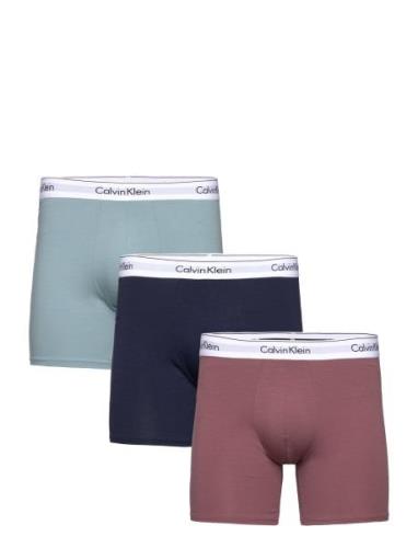 Boxer Brief 3Pk Boksershorts Pink Calvin Klein