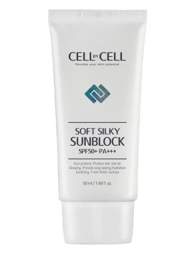 Cellbycell Soft Silky Sun Block, Spf50 Solkrem Kropp White Cell By Cel...