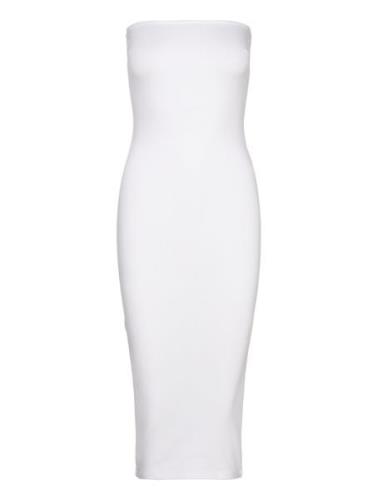 Tube Dress Knelang Kjole White Gina Tricot