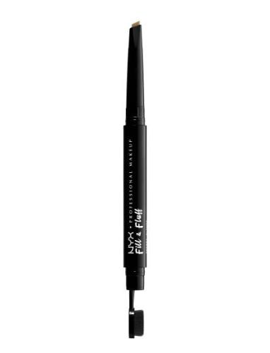 Fill & Fluff Eyebrow Pomade Pencil Øyebrynsblyant Sminke Beige NYX Pro...