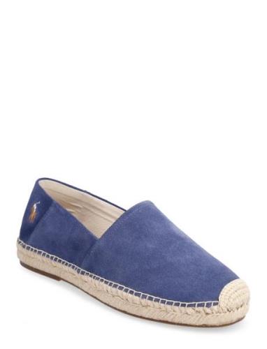 Suede-Cevio Slip-So-Lfr Espadriller Sko Blue Polo Ralph Lauren