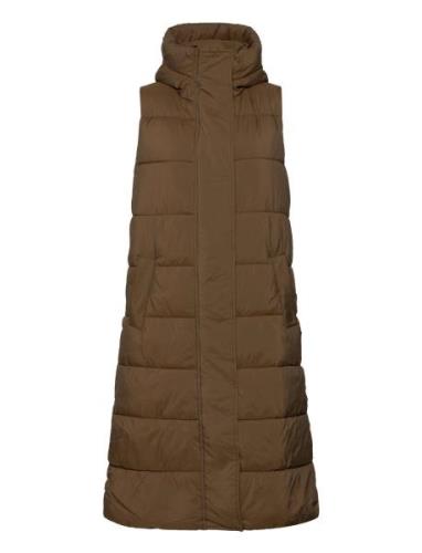 Yaslira Padded Vest Vests Padded Vests Khaki Green YAS