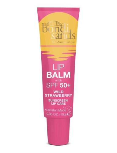 Spf 50+ Lip Balm Strawberry Solkrem Ansikt Nude Bondi Sands