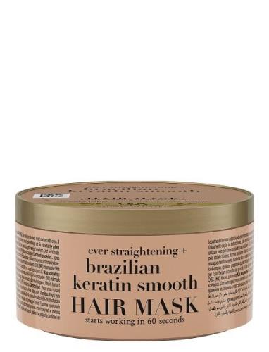 Brazilian Keratin Smooth Hair Mask Hårmaske Nude Ogx