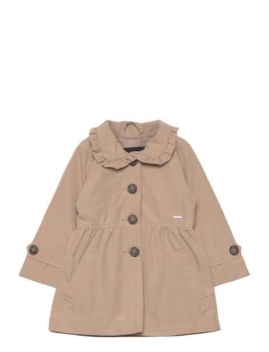 Nmfmadelin Trench Coat1 Tynn Jakke Skalljakke Beige Name It