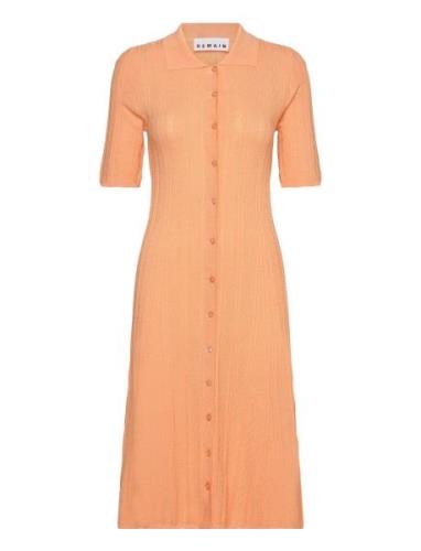 Short Polo Dress Knelang Kjole Orange REMAIN Birger Christensen