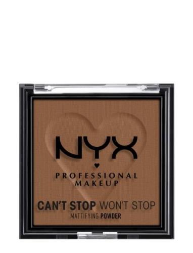 Can’t Stop Won’t Stop Mattifying Powder Ansiktspudder Sminke NYX Profe...