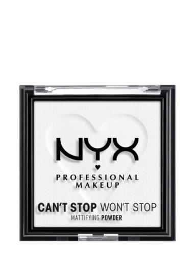 Can't Stop Won’t Stop Mattifying Powder Ansiktspudder Sminke NYX Profe...