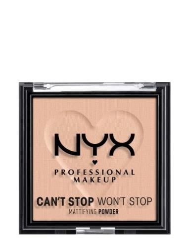 Can’t Stop Won’t Stop Mattifying Powder Ansiktspudder Sminke NYX Profe...