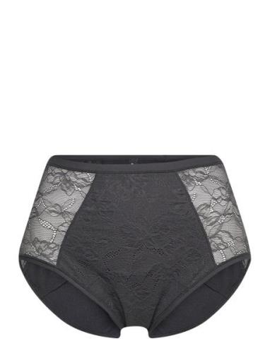 Tila - Culotte Th Fm Lingerie Panties High Waisted Panties Black Etam