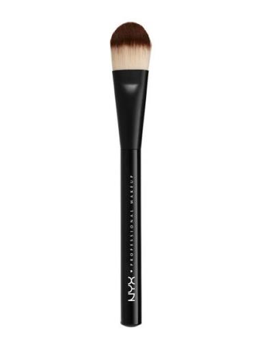 Pro Flat Foundation Brush Ansiktsbørste Sminke Nude NYX Professional M...