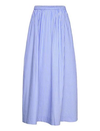 Scanno Skirt Langt Skjørt Blue Faithfull The Brand