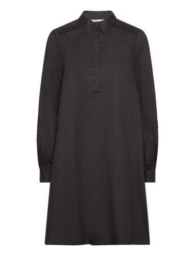 Mschjosetta Petronia Dress Knelang Kjole Black MSCH Copenhagen