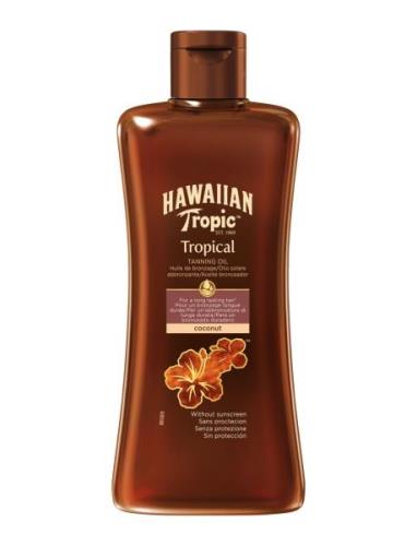 Tanning Oil Dark 200 Ml Selvbruning Nude Hawaiian Tropic