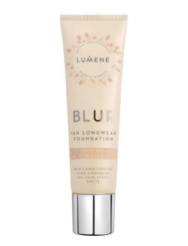 Blur 16H Longwear Spf15 Foundation 2 Soft H Y Foundation Sminke LUMENE