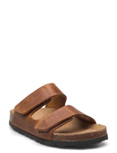 Sandal Nubuck Leather Shoes Summer Shoes Sandals Brown En Fant