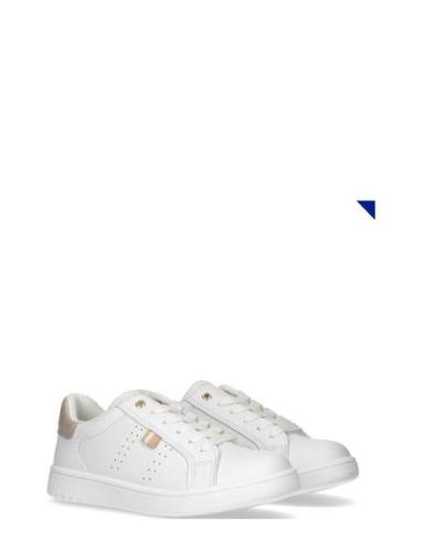 Low Cut Lace-Up Sneaker Lave Sneakers White Tommy Hilfiger