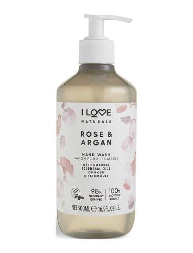 I Love Naturals Hand Wash Rose & Argan 500Ml Håndsåpe Nude I LOVE