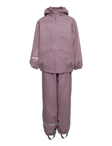 Rainwear Set Lining -Recycle Outerwear Rainwear Rainwear Sets Grey CeL...