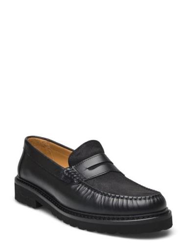 Lightweight Loafer Mokasiner Lave Sko Black S.T. VALENTIN