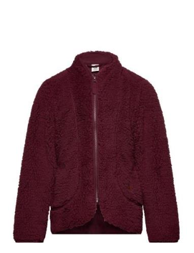 Fleece Jacket Outerwear Fleece Outerwear Fleece Jackets Burgundy Müsli...