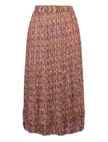 Ladies Skirt Knelangt Skjørt Brown Garcia