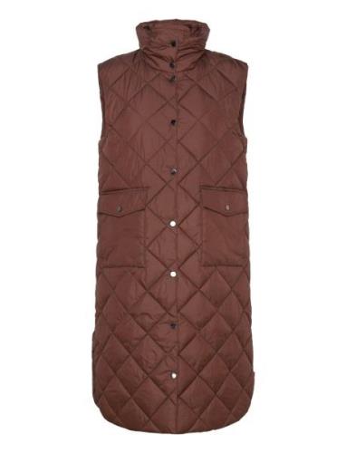 Byamaxa Waistcoat - Vests Padded Vests Brown B.young