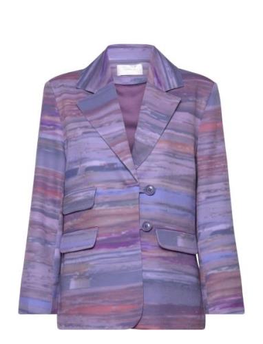 Line Adele Blazer Blazers Single Breasted Blazers Purple Hosbjerg