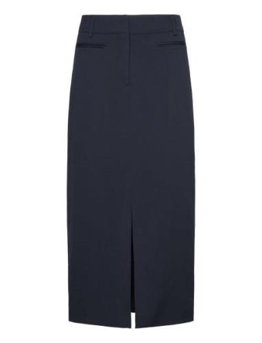 Skirt Langt Skjørt Navy Sofie Schnoor