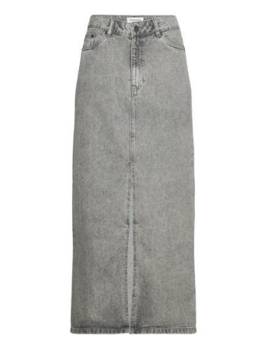 Skirt Langt Skjørt Grey Sofie Schnoor