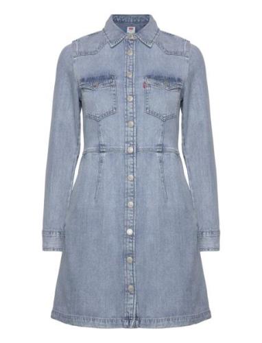 Otto Western Dress Hip To Be S Kort Kjole Blue LEVI´S Women