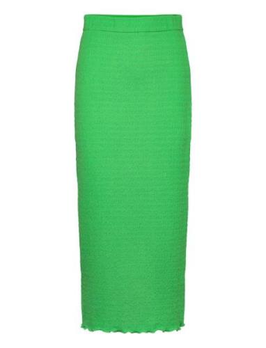 Enwheel Maxi Skirt 7041 Knelangt Skjørt Green Envii