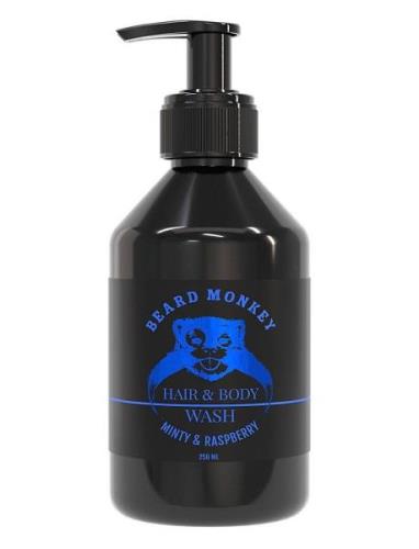 Hair & Body Wash Mint & Raspberry Dusjkrem Nude Beard Monkey