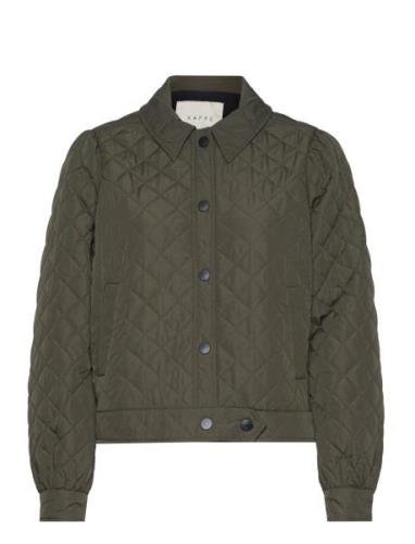 Kadoran Jacket Vattert Jakke Green Kaffe