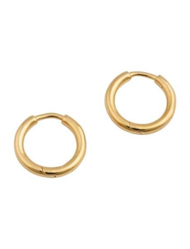 Beloved Fat Small Hoops Accessories Jewellery Earrings Hoops Gold Syst...