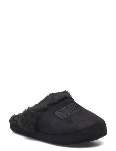 Slippers Slip In Fake Suedeffd Tøfler Innesko Black Lindex