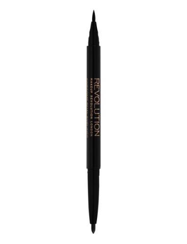 Revolution Felt And Kohl Dual Eyeliner Eyeliner Sminke Black Makeup Re...