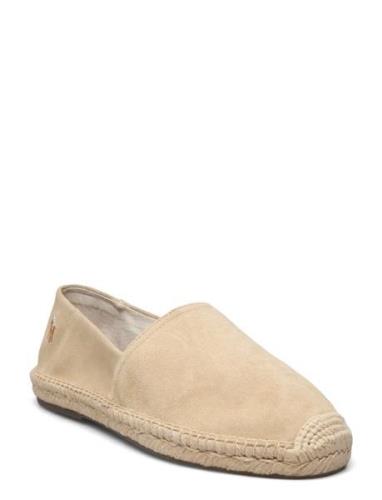 Suede-Cevio Slip-So-Lfr Espadriller Sko Beige Polo Ralph Lauren