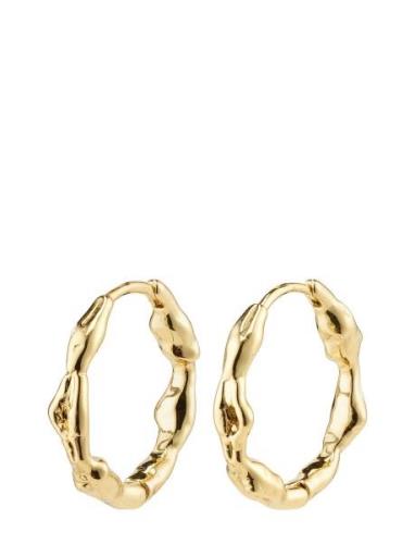 Zion Recycled Organic Shaped Medium Hoops Accessories Jewellery Earrin...