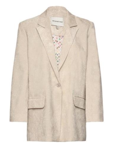 Gove Blazers Single Breasted Blazers Beige Munthe