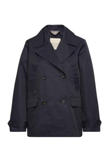 Elicepw Otw Trench Coat Kåpe Navy Part Two