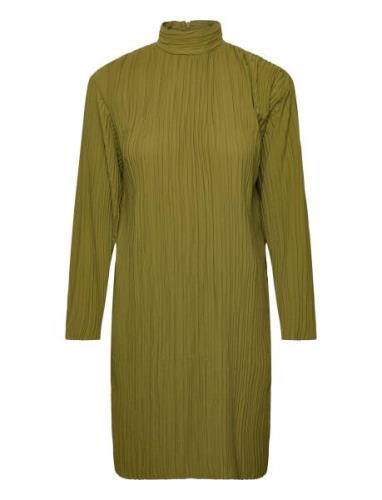 Mschbevin Dress Knelang Kjole Green MSCH Copenhagen