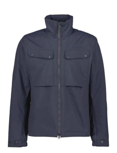 August Usx Jacket Parkas Jakke Navy Didriksons