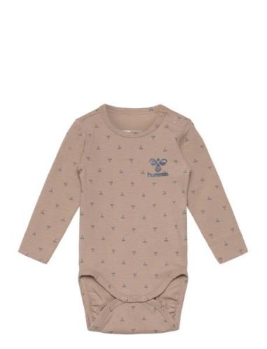 Hmlbeesy Body L/S Langermet Bodysuit Beige Hummel