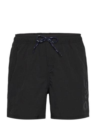 Leisure Logo Swim Shorts Badeshorts Black H2O